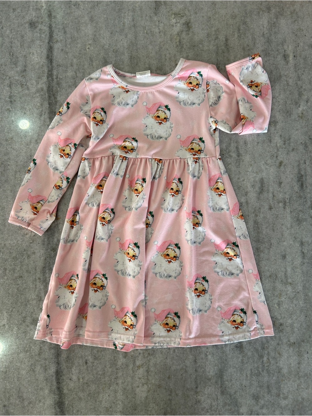 Pink Santa Dress Size 4